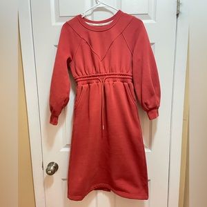 NWOT - Women’s Red fleece Winter Cotton Dress